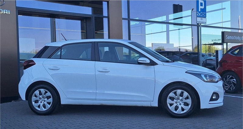 Hyundai i20 cena 49800 przebieg: 43191, rok produkcji 2019 z Bobolice małe 211